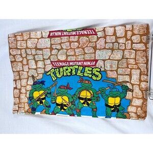 Vintage 1988 Mirage Studios TMNT Teenage Mutant Ninja Turtles Pillow Case